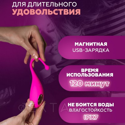 Adrien Lastic ұсынған Palpitation фуксия діріл жұмыртқасы (қолданбамен синхрондау) от sex shop Extaz фото 2