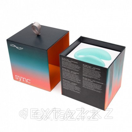 Инновационный вибратор для пар We-vibe Sync - бирюзовый от sex shop Extaz фото 2