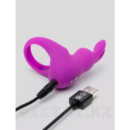 Күлгін дірілмен happy rabbit эрекциялық сақинасы (қорапта) от sex shop Extaz фото 7