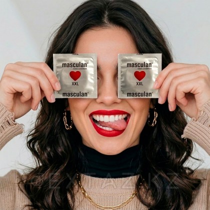 Masculan XXL презервативтері, үлкейтілген өлшемі, № 10 от sex shop Extaz фото 4