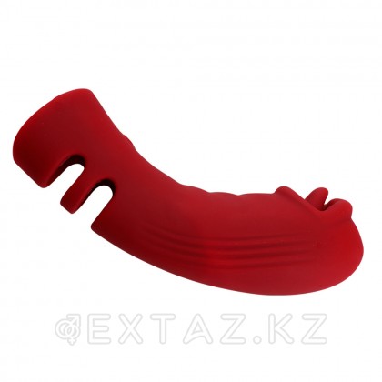 Қосымша ынталандырумен саусаққа арналған силикон вибраторы от sex shop Extaz фото 13