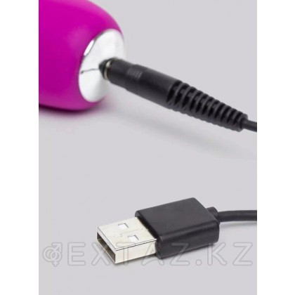 Happy Rabbit Slimline realistic вибраторы қайта зарядталатын, күлгін от sex shop Extaz фото 5