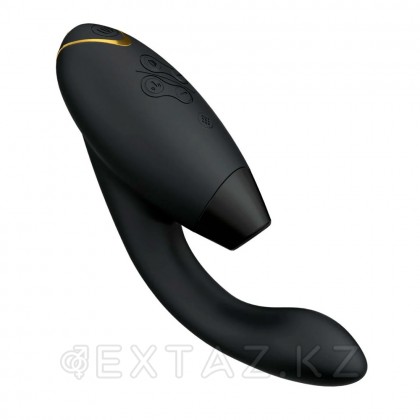 Байланыссыз клиторлық стимулятор Womanizer duo 2 қара от sex shop Extaz фото 2