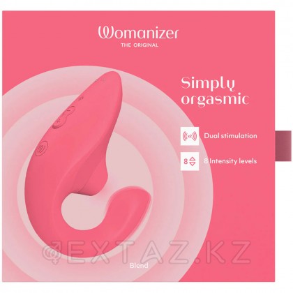 Womanizer Blend байланыссыз клиторлық стимулятор, қызғылт от sex shop Extaz фото 2