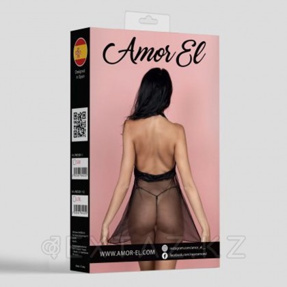 Эротикалық көйлек Castalia L / XL Қара от sex shop Extaz фото 4