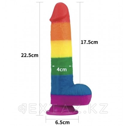 Фаллоимитатор цветной Prider на присоске (22,5*4) от sex shop Extaz фото 11