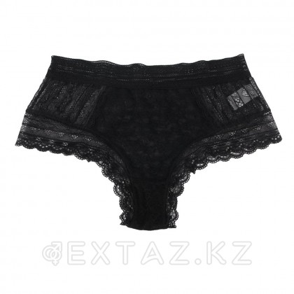 Трусики бразилиана Floral Lace черные (размер 3XL) от sex shop Extaz фото 6