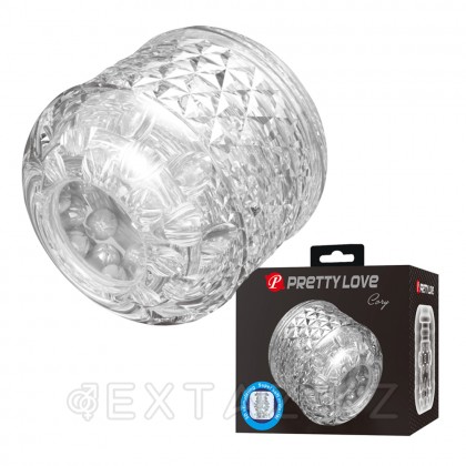 Cory текстуралы арнасы бар Мастурбатор мөлдір от sex shop Extaz