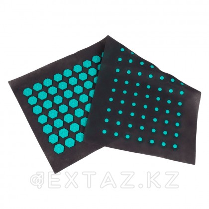 Ипликатор төсеніші (28 × 64 см) қою сұр және көгілдір от sex shop Extaz