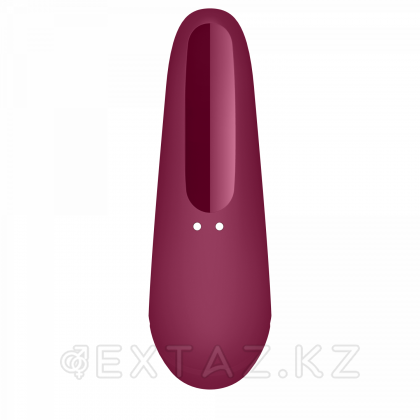 Satisfyer curvy 1 + вакуумдық клиторлық стимулятор (қою қызыл) от sex shop Extaz фото 7