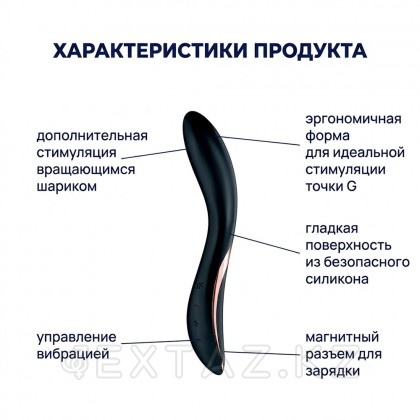 G нүктесінің вибраторы Rrrolling explosion Satisfyer қара от sex shop Extaz фото 8