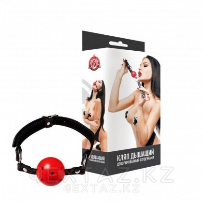 Дем алатын жүректермен безендірілген гаг от sex shop Extaz фото 2