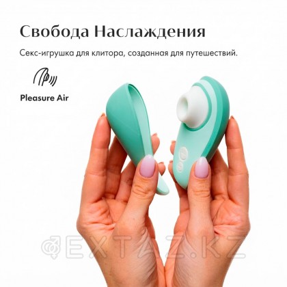 Womanizer Liberty 2 байланыссыз клиторальды стимулятор, сұр-жасыл от sex shop Extaz фото 10