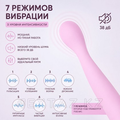 Вибратор Selove TouchBend SE100 розовый от sex shop Extaz фото 8