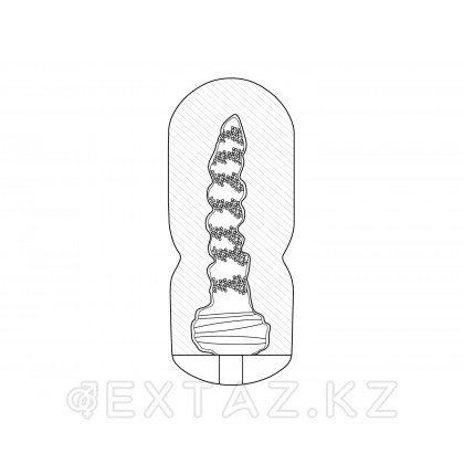 Мастурбатор Флешнаш с эффектом отсоса Spiral Touch от sex shop Extaz фото 2