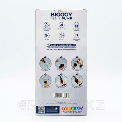 Wooomy bigggy Black вакуумдық сорғы от sex shop Extaz фото 7