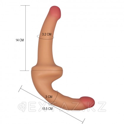 Двусторонний фаллоимитатор - 30.5.Φ3 (мед. силикон) от sex shop Extaz фото 4