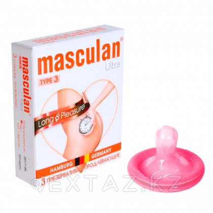 Презерватив MASCULAN 3 Ultra ұзарту әсері, 3 дана от sex shop Extaz