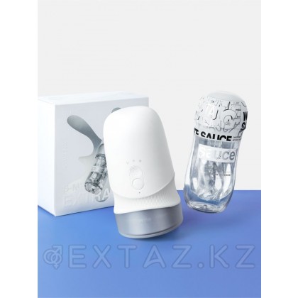 Автоматический мастурбатор Extra Sauce белый от sex shop Extaz фото 12