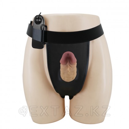 Страпон Draven с вибрацией (17,5*3,7 см) от sex shop Extaz фото 5