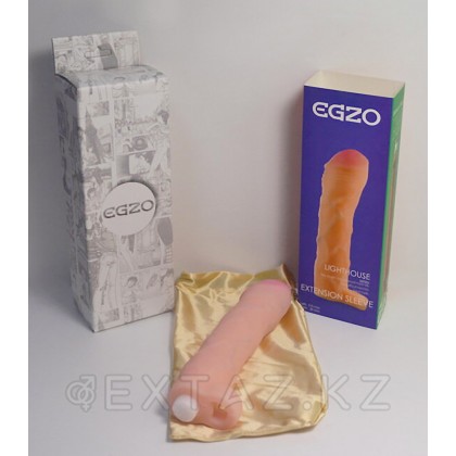 Фаллоудлинитель неоскин с кольцом ES004 от sex shop Extaz фото 3