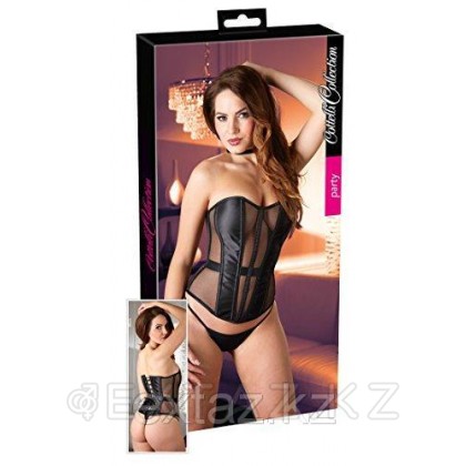 Чёрный корсаж L - Cotelli Collection (пр. Германия)  от sex shop Extaz