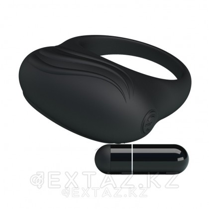 Силиконовое виброкольцо с мощным виброэлементом (уценка) от sex shop Extaz фото 4