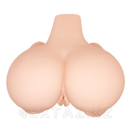 Двойной мастурбатор в виде попки с вибрацией Crazy bull от sex shop Extaz фото 2