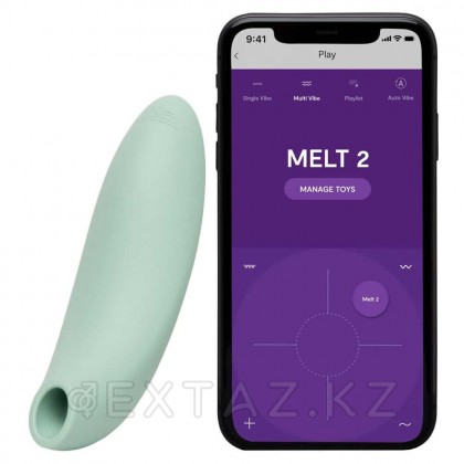 Байланыссыз клиторлық стимулятор We-Vibe Melt 2 шалфей от sex shop Extaz фото 12