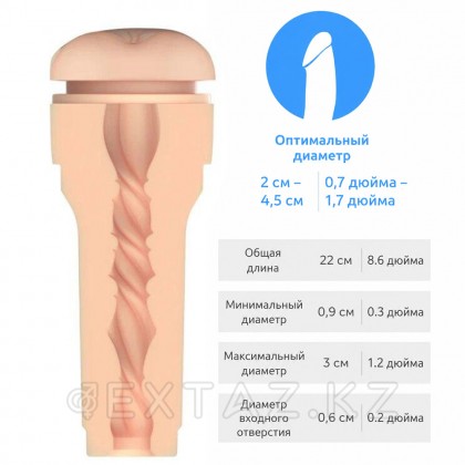 Kiiroo анусынан Feel Stroker мастурбаторы (ашық бежевый) от sex shop Extaz фото 2