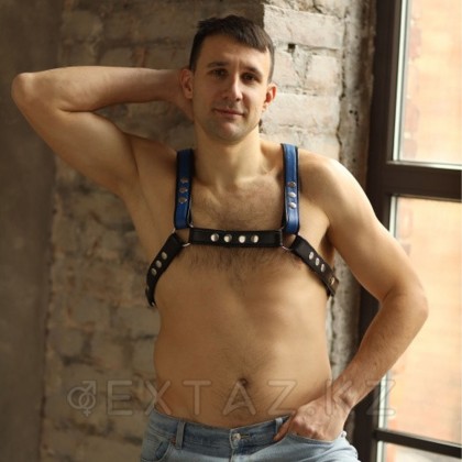 Портупея порт арналған қара-көк от sex shop Extaz фото 2