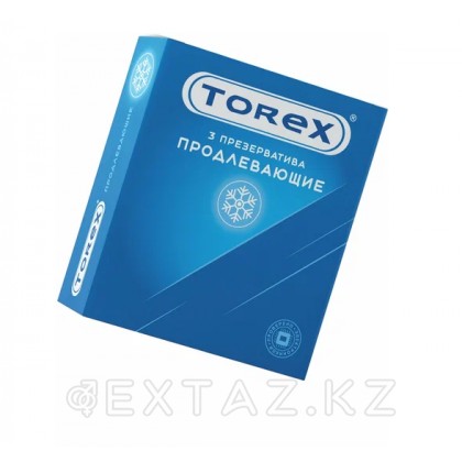 Torex анестетикімен ұзартатын презервативтер 3 дана от sex shop Extaz фото 2