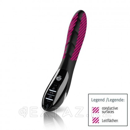Mystim вибратор электростимуляциясымен Sizzling Simon қара шығарылым от sex shop Extaz фото 4