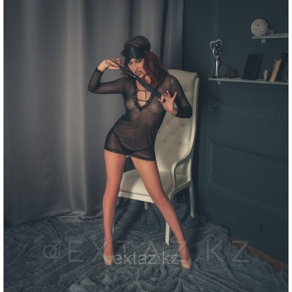 Прозрачный пеньюар с трусиками  от sex shop Extaz