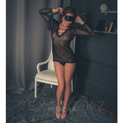 Прозрачный пеньюар с трусиками  от sex shop Extaz фото 3