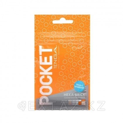 Tenga Pocket Hexa Мастурбаторы-Кірпіш от sex shop Extaz