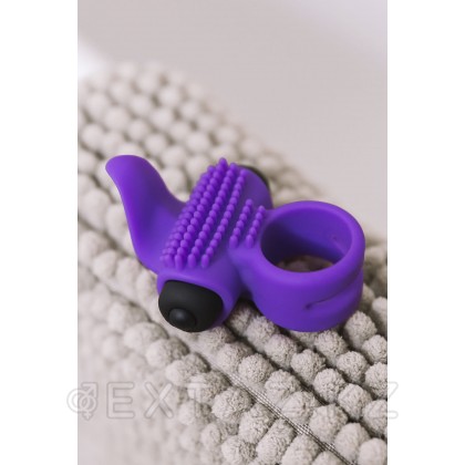 Виброкольцо эрекционное Adrien Lastic Bullet Lastic күлгін от sex shop Extaz фото 2