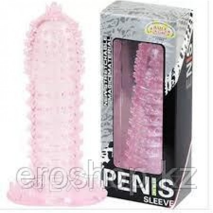 Насадка - удлинитель пениса розовая от sex shop Extaz