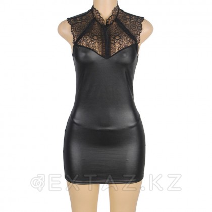 OhYeah шілтері бар былғары көйлек +жіптер, XS-S от sex shop Extaz фото 3
