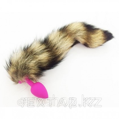  Пробка Силикон Deep Rose S с Пушистым хвостом от sex shop Extaz