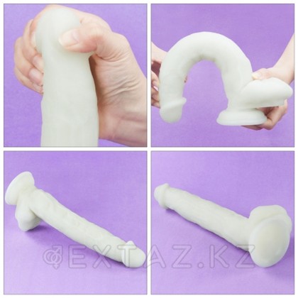 Қараңғыда жарқыраған Lumino Play dildo ұсынылды(15 * 4 см) от sex shop Extaz фото 4