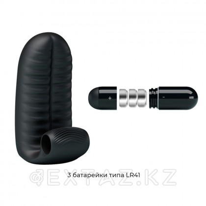 Abbot black дірілдеткіші бар саусақ басы от sex shop Extaz фото 6