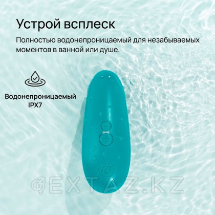 Байланыссыз клиторлық стимулятор Womanizer starlet 3 көгілдір от sex shop Extaz фото 8