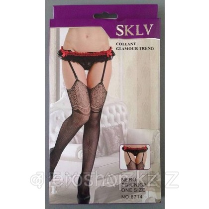 Чулки с поясом от sex shop Extaz
