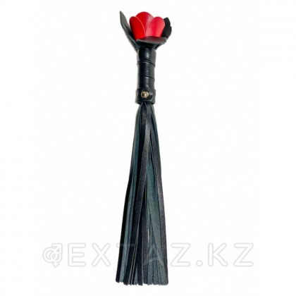 Кірпік былғары құйрықтары бар қызыл раушан от sex shop Extaz фото 4