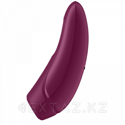Satisfyer curvy 1 + вакуумдық клиторлық стимулятор (қою қызыл) от sex shop Extaz фото 5