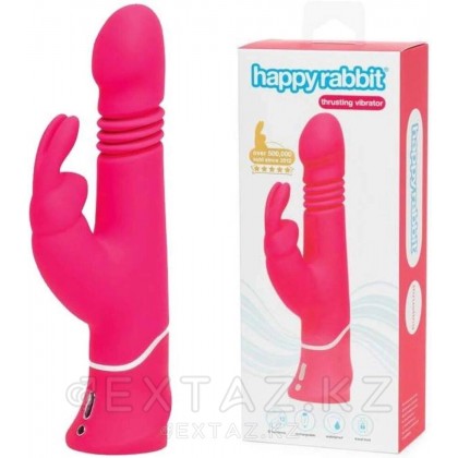 Vibrator Happy Rabbit Thrusting realistic қызғылт от sex shop Extaz фото 9