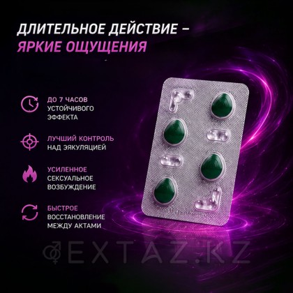 Top Avana эрекциясын жақсартуға және ұзартуға арналған Препарат (4 қойынды.) от sex shop Extaz фото 5