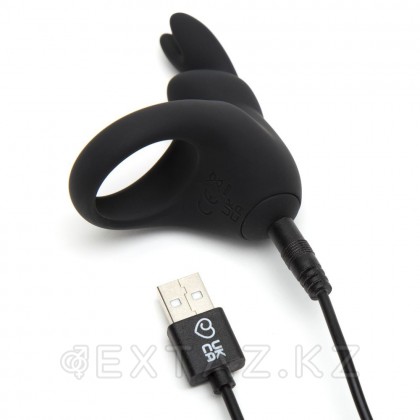 Happy rabbit дірілді эрекциялық сақина, қара от sex shop Extaz фото 4