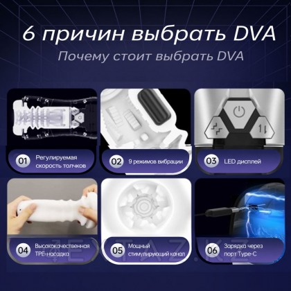 Drywell Автоматты dva мастурбаторы от sex shop Extaz фото 6